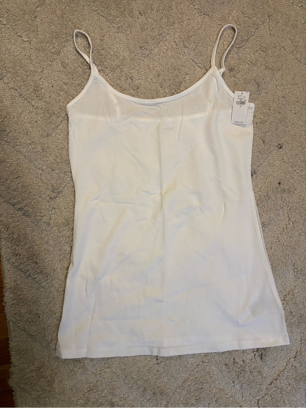 Old Navy White Slim Camisole Tank